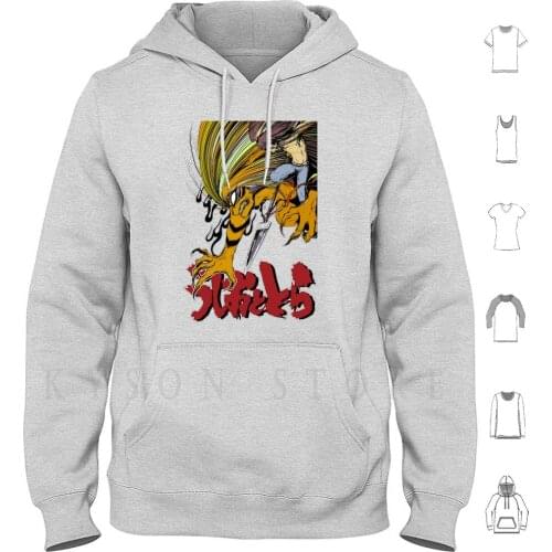 Ushio And Tora Hoodie Long Sleeve Ushio And Tora Ushio Tora Horror Manga Anime Cartoon Comic Retro Vintage 80s