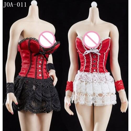 1/6 Fashion Sexy Girls Short Evening Dress Skirt for 12''Big/Middle Bust Bodies Figures