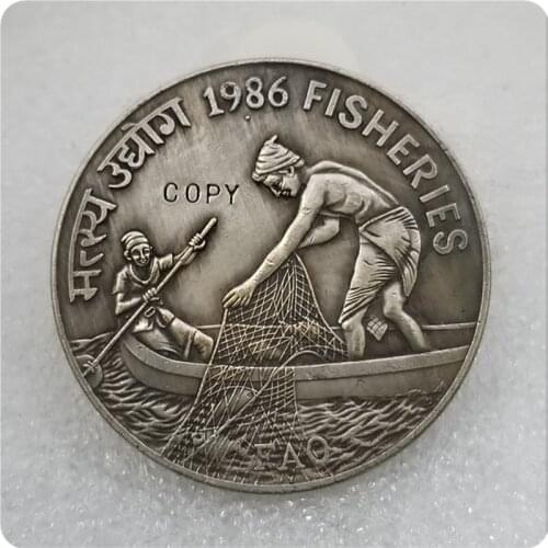 1986 India 100 Rupees coin COPY FREE SHIPPING