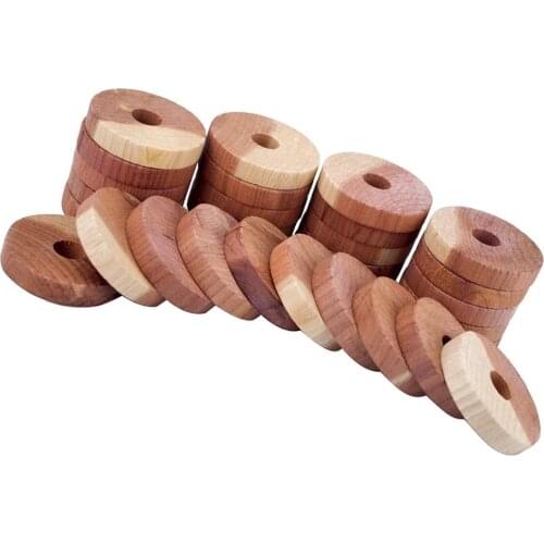 30pcs 100% Natural Cedar Wood Moth Camphor Repellent Wardrobe Clothes Drawer Aromatic Moth Ball Cedar Blocks Clothes Protection