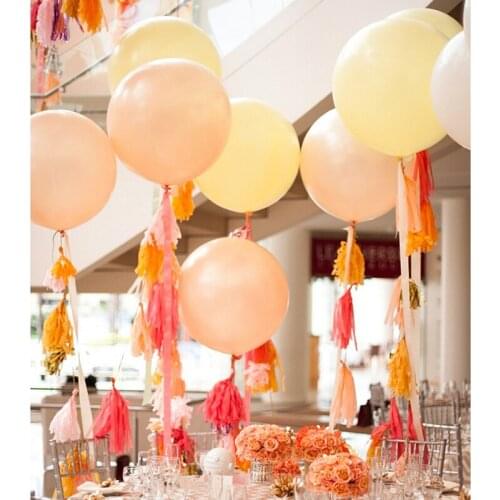 36inch Big Round Balloons Wedding Decoration Birthday Party Decorations Adult Baby Shower Giant Latex Balloon Party Supplies