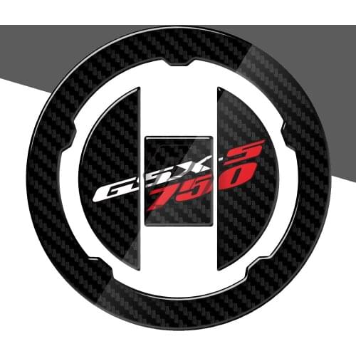 3D Carbon-look Motorcycle Fuel Gas Cap Protector Decals Case for 15-16 Suzuki GSXS750 GSX-S750 2015 2016