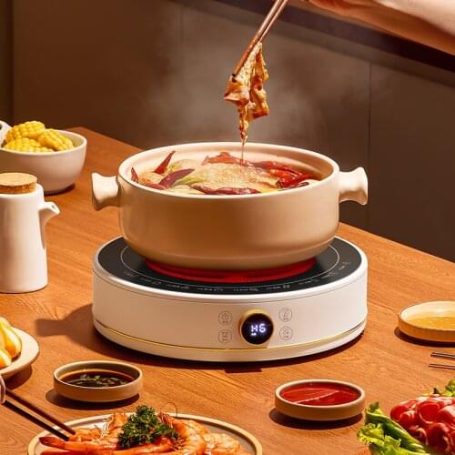 Household electric pottery stove stir fry high power induction cooker electric tea stove mini electric wave stove big firepower