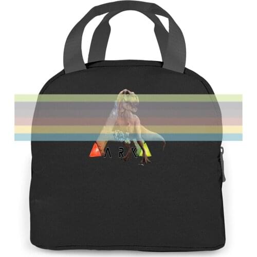 Design Ark T-rex Ark Survival Evolved Crewneck d New Design Youth Cool Design women men Portable insulated lunch bag adult