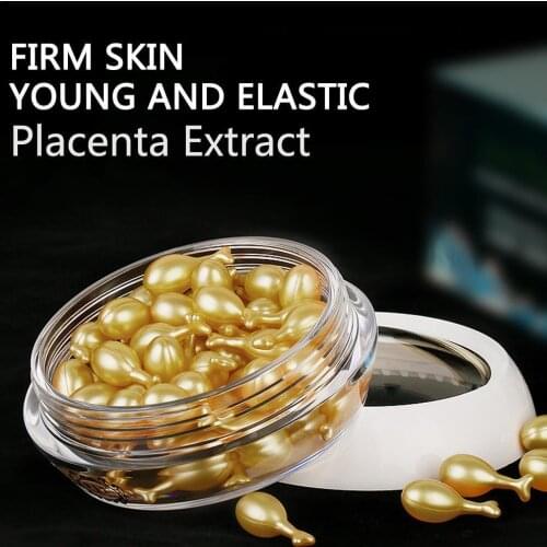 Placenta Essence Capsule Face Serum Placenta Extract Fine 30 Serum Skin Capsules Fade Whitening Care Lines Face Ant O5N9
