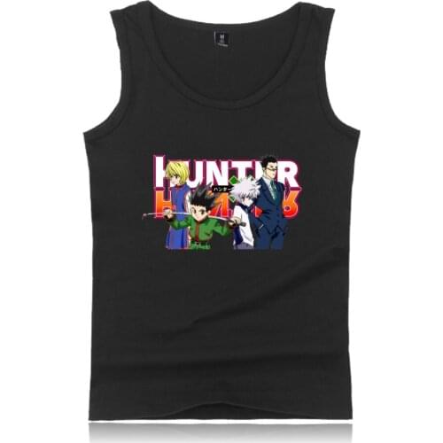 Hunter X Hunter bodybuilding Tank Tops casual harajuku Tank Top men fitness sleeveless shirt plus size Summer Vest Gym clothes