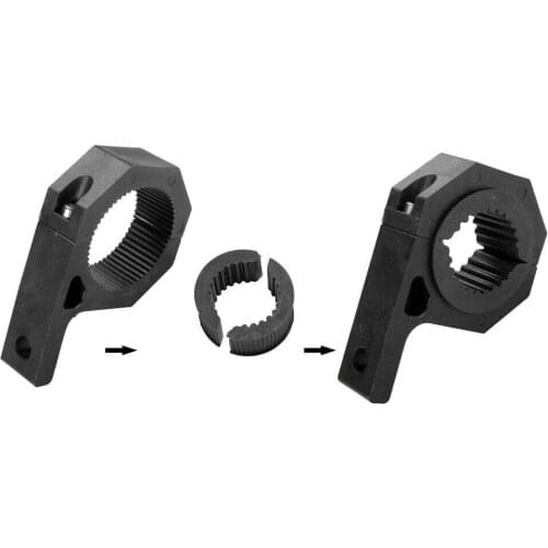 Krator 2PCS Work Light Mounting Bracket 2.2-3.1CM Bumper Tube Clamp Bar Holder Durable