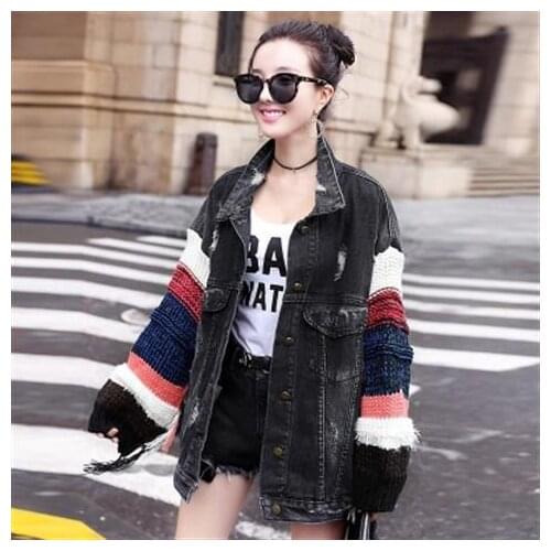 Ay6619 2020 spring summer autumn new women fashion casual Denim Jacket woman female OL fall jacket for women