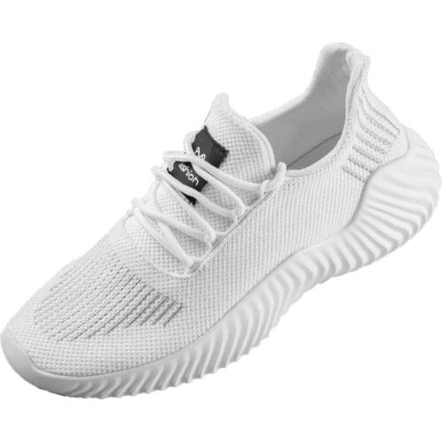 Plus Size Summer 2020 Mens Shoes Sport Men White Sports Shoes Male 2020 Mens Sneakers Running Shoes Breathable Basket GMD-0994