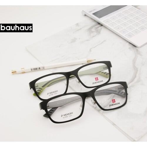 Bauhaus Ultralight ultem Myopia Optical Glasses Frame Men Full Frame Rectangle Prescription Eyeglasses Frame