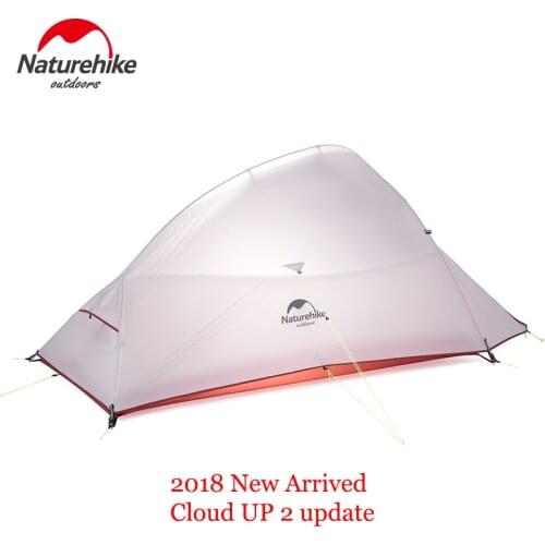 Naturehike Cloud Up Series 1 2 3 Person Camping Tent old and Updated Version Outdoor Ultralight Camp Hiking Waterproof Tent