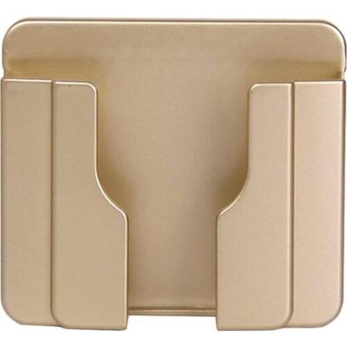 1Pc Practical Mobile Phone Charging Stand Universal Bedside Smart Phone Wall Mount Bracket Lightweight and Durable Plastic Shelf