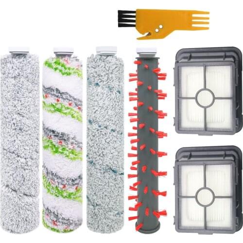 2554A Roller Brush Filter Set For Bissell Crosswave Cordless Max Series 2554 2590 2593 2596 Wet Dry Vacuum Cleaner Parts