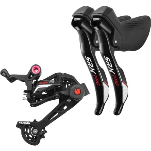 SENSAH SRX PRO 1*11 Speed GRAVEL bike Flat Mount Disc Brake Shifter Lever & Rear Derailleur Groupset for road Cyclocross