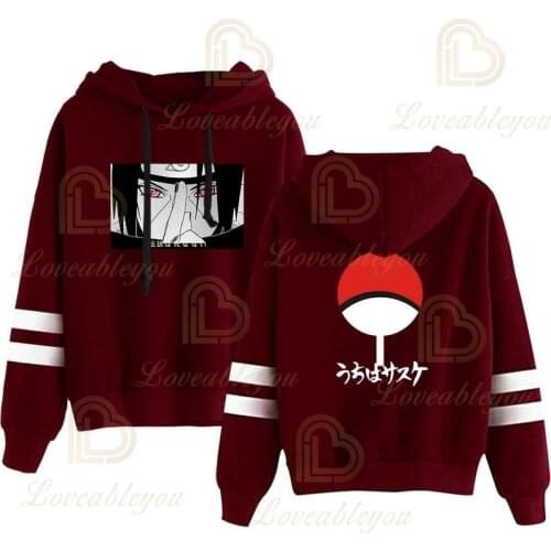 Japan Anime Naruto Akatsuki Cloud Print Men Hoodies Sweatshirt Streetwear Hoodie Men Women Oversized Sweatshirt Pullover Hoody