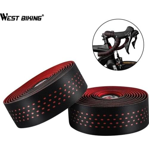 WEST BIKING Road Bike Handlebar Tape Belt Cycling Handle Bar Grip Wrap Anti-slip Strap Comfortable Bike Handlebar Tape 1 pair