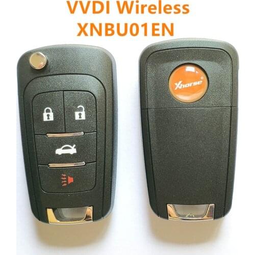 XRSHKEY XNBU01EN Xhorse universal VVDI wireless remote control Car Key with transpponder chip for VVDI Mini Key Tool VVDI2
