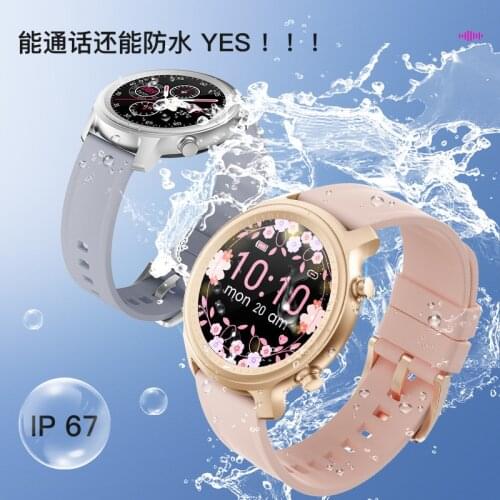 2021 Smart Watches Full Circle Full Touch Bluetooth Call Healthy Sleep Heart Rate Weather Luge Sports Watch Ring for Woman