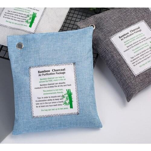 1 PCS Non-toxic Car Air Freshener Deodorant Adsorbent Bamboo Charcoal Air Purification Package Eco-friendly Auto Accessories