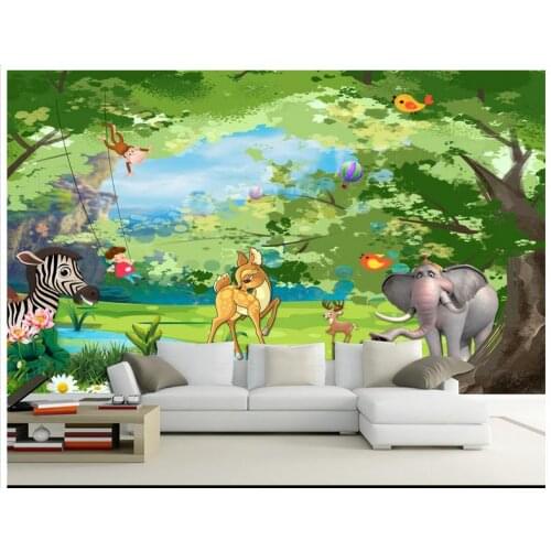 3D wall murals wallpaper custom picture mural wall paper Dream forest cartoon children room children house murals 3d wallpaper