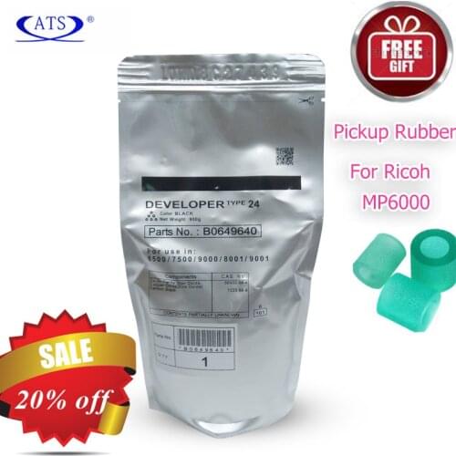 900G B0649640 Black Developer Powder Type 24 For Ricoh Aficio 1060 1075 2051 2060 2075 MP 5500 6000 6500 7500 9000 8001 9001
