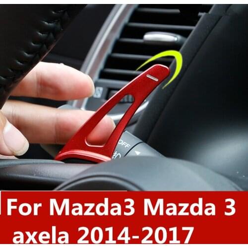 For Mazda3 Mazda 3 axela 2014-2017 Aluminum Paddle shift Car Shift Paddle shift extension Interior decoration