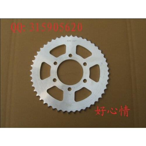 Free shipping Jinan qingqi tibetan mastiff qm200gy big sprocket 428 48t for suzuki gxt200 motorcycle parts