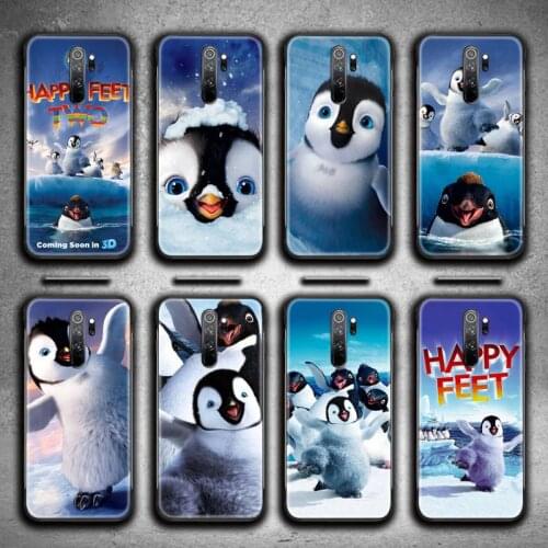 Anime Happy Feet Phone Case for Redmi 9A 9 8A 7 6 6A Note 9 8 8T Pro Max K20 K30 Pro