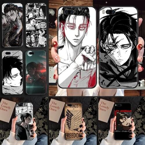 Eren Yeager Anime Attack on Titan Phone case For Xiaomi Mi Max Note 3 A2 A3 8 9 9T 10 Lite Pro Ultra black pretty cell cover