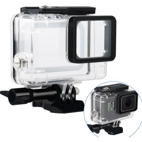 Action camera Underwater Diving Camera Waterproof Protecting Shell Housing Case with screw base Camera Frame For Gopro Hero 5