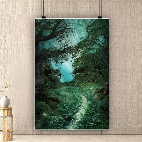 Old Tree Forest Scenic Photography Background Spring Coming Tropical Jungle Baby Portrait Scene Backdrop Photography Backgrounds