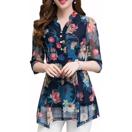 Блузки с принтом MANDADI China At AliExpress