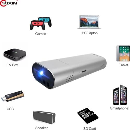 Kixin k4 mini Android DLP projector mini led projector home theater portable dvd pico projector