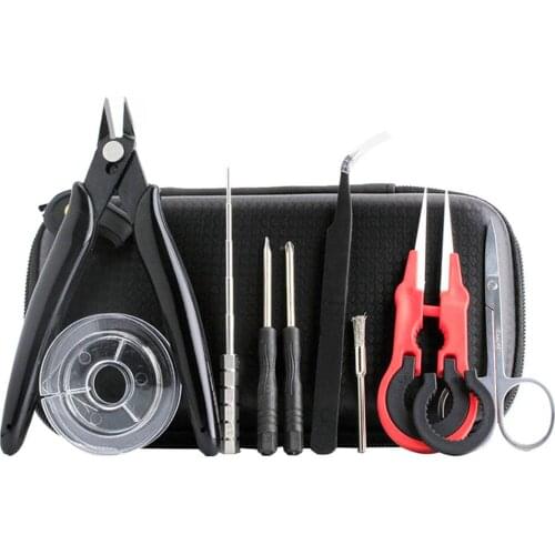 Mini Vape Bag Electronic Cigarette Diy Tool Bag Wire Heater Kit Coil Fixture Cigar For Packaging Electronic Cigarette Accessorie