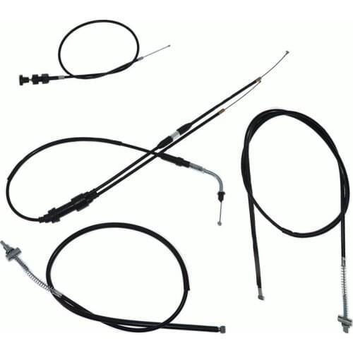 NEW PW50 Front brake cable Rear brake cable Throttle cable Choke cable for PEEWEE PW50 Loncin Jianshe PY50 dirt bike