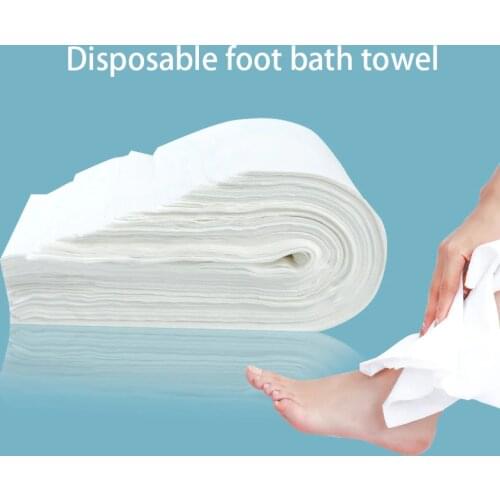190 Pcs Non-Woven Towel for Outdoor Travel 28 x 58cm Travel Towel Non-Woven SPA Salon Towel, Beauty Foot Bath Disposable Towel