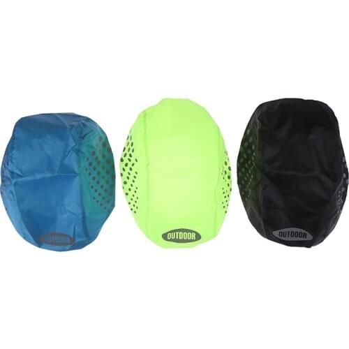 Reflective Bike Helmet Cover Waterproof Windproof Bicycle Helmet Rain Cover