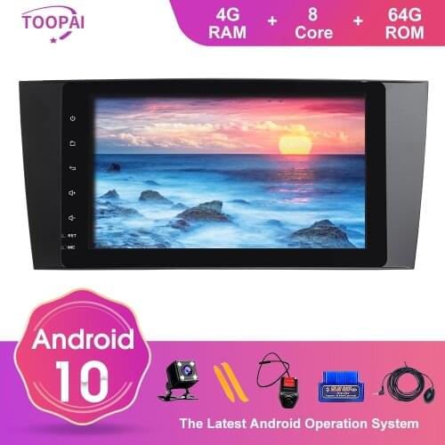 TOOPAI Android 10 For Mercedes Benz Sprinter W203 CLK200 CLK22 Viano Vito 2004-2012 Auto Radio Stereo Navigation GPS Multimedia