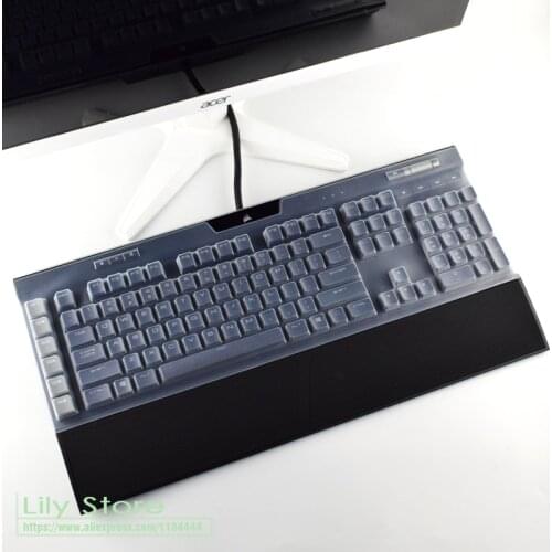 For CORSAIR K95 RGB PLATINUM Wired Gaming Mechanical keyboard protector skin film office desktop keyboard anti dust cover