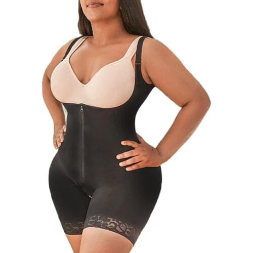 Slimming Women Fajas Charming Curves Flatten Abdomen Body Shaper High Waist Bodysuit Post Liposuction