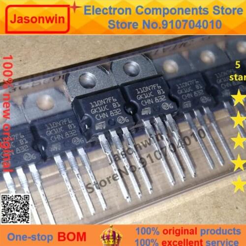 100% nuevo 50 unids/lote original MOSFET STP110N7F6 110A68V 110N7F6 TO-220 Transistor