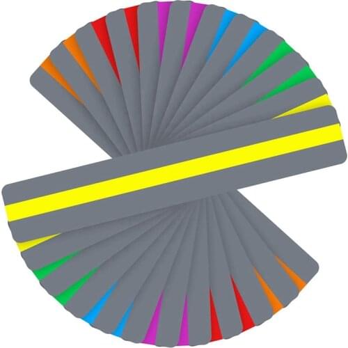 12Pcs Guided Reading Strips Highlight Strips Colored Overlay Bookmarks Help with Dyslexia Teacher Supply Assistant