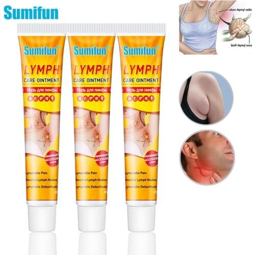 3Pcs Lymphatic Detox Care Cream Herbal Underarm Neck Lymph Plaster Swelling Pain Relief Ointment Medical Patch Body Relax P1197