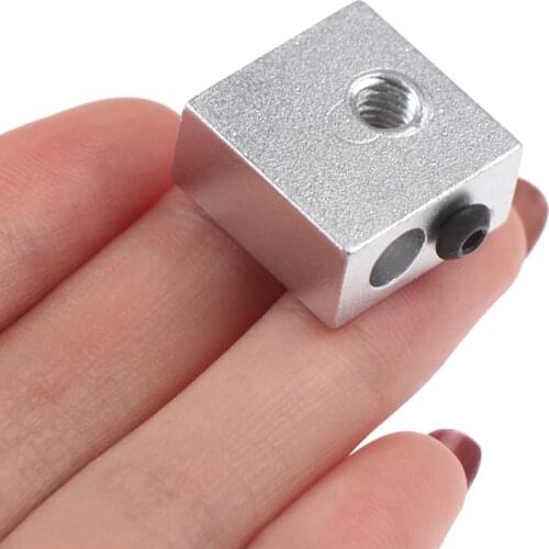5 Pcs Mk7/mk8 Aluminium Heater Block For Print Head Hot End Heating Block