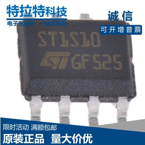 5pcs ST1S10PHR SOP-8 ST1S10 SOP SOP8 Synchronous Step-Down Regulator Integrated Circuit New Original