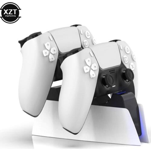 Dual Fast Charger for PS5 Wireless Controller USB/Type C Charging Dock Cradle Station for Sony PlayStation 5 Joystick Gamepad