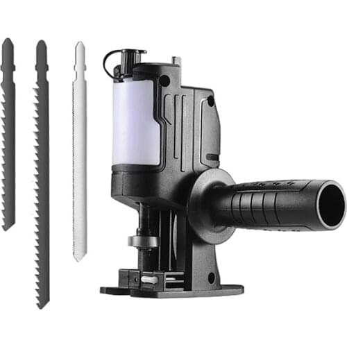 Electric Reciprocating Saw Power Tool Electric Saw Metal Wood Cutting Hand Power Tool Electric Drill Attachment Saw With Blades