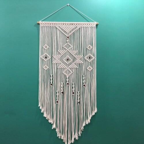 2021 New Product Wall Hanging Tapestry Bohemian Home Wall Decor Bedroom Living Room Pendant Modern Hand Woven Tapestry 55x100cm