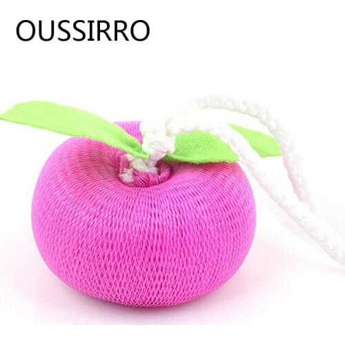 Creativity Apple Meticulous Soft Bath Ball Foam Bath Flower Blister Showering Ball Home Personal Cleaning Tool Bathroom Supplies