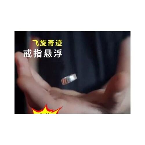 Magnetic rings Suspension Float Ring Invisible Super Shock Stage Fingers Ring Magic Props Close Up Magic 2020